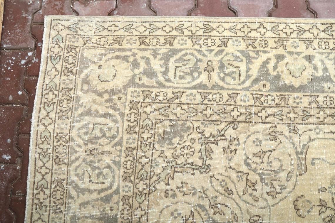 Large Rug, Turkish Rug, Wool Rug, Vintage Rug, Oushak Rug, Decorative Rug, Bohemian Rug, Area Rug, Handmade Rug, Floor Rug, Carpet Rug photo buy