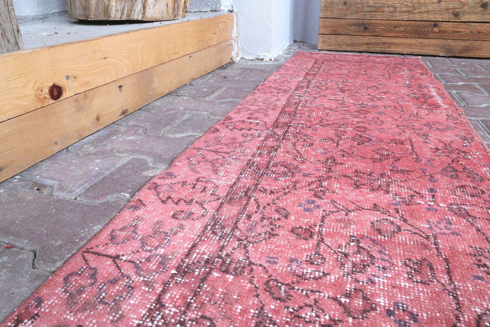 Turkish Rug. Vintage Rug, Anatolian Rug, Ottoman Rug, Oushak Rug, Small Size Rug, Oriental Rug,Area Rug, Runner Rug, Pastel Rug photo 169.0