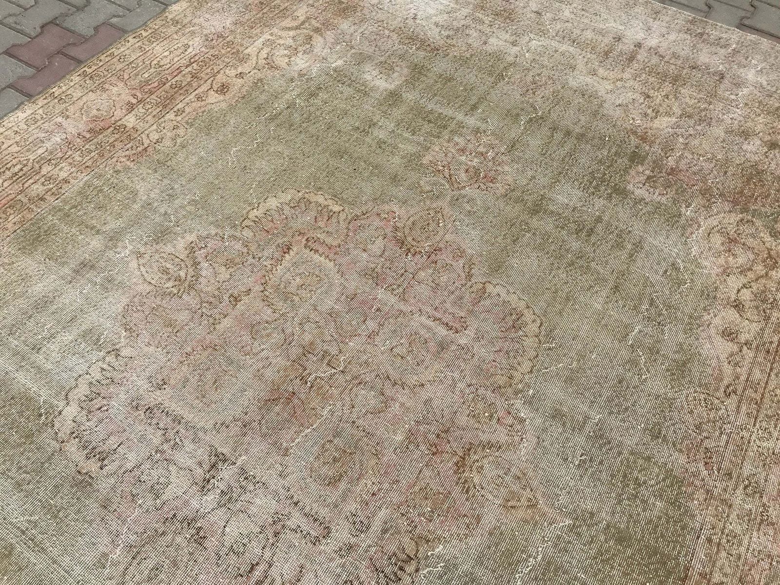 Turkish Rug,Oushak Rug,Vintage Rug,Design Rug,Home Living,Floor Rug,Wool Rug,Handwoven Rug,Handmade Rug,Vintage Turkish Rug photo 1772.0