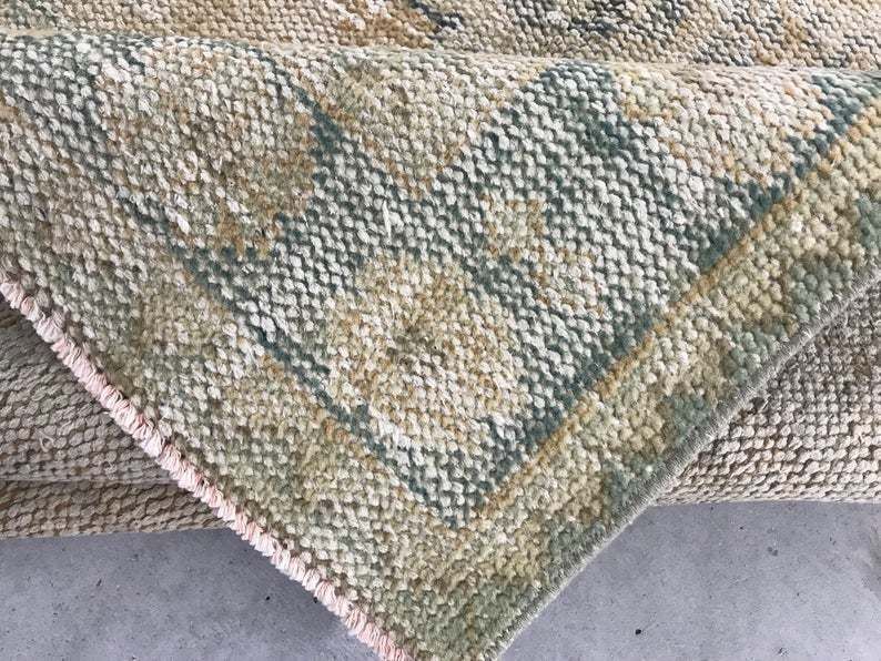 Wool Rug,Turkish Rug,Handwoven Rug,Floor Rug,Area Rug,Decorative Rug,Oushak Rug,Home Living,Bedroom Rug,Old Rug photo 620.0