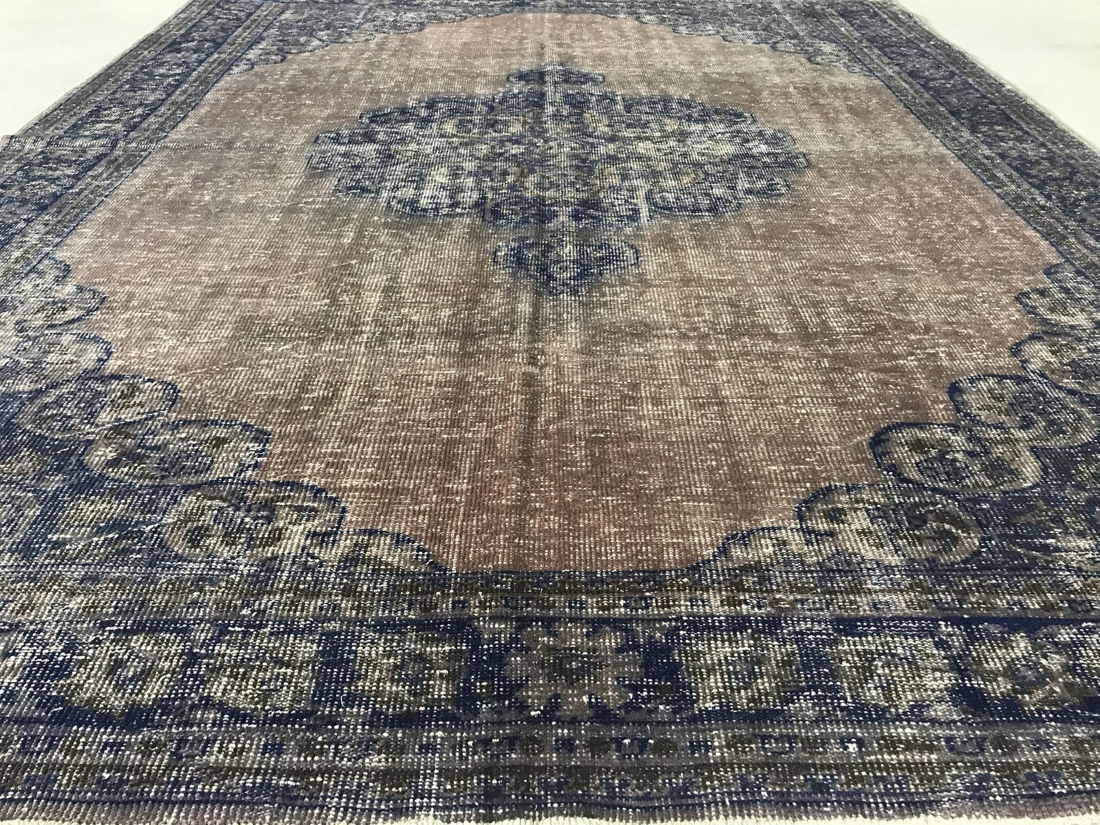 photo for sale Navy Blue,Turkish Rug Anatolian Rug,Turkish Handmade Rug,Handwoven Rug,Natural Rug,Oushak Rug,Bohemian Rug,Antique Wool Rug