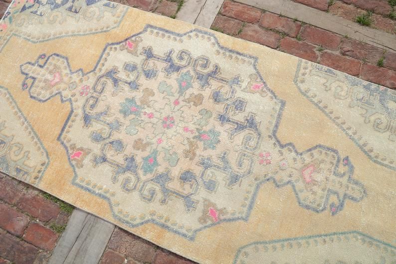 Decorative Rug, Oushak Rug, Bohemian Rug, Vintage Rug, Anatolian Rug, Turkish Rug, Area Rug, Oriental Rug, Handmade Rug photo 280.0