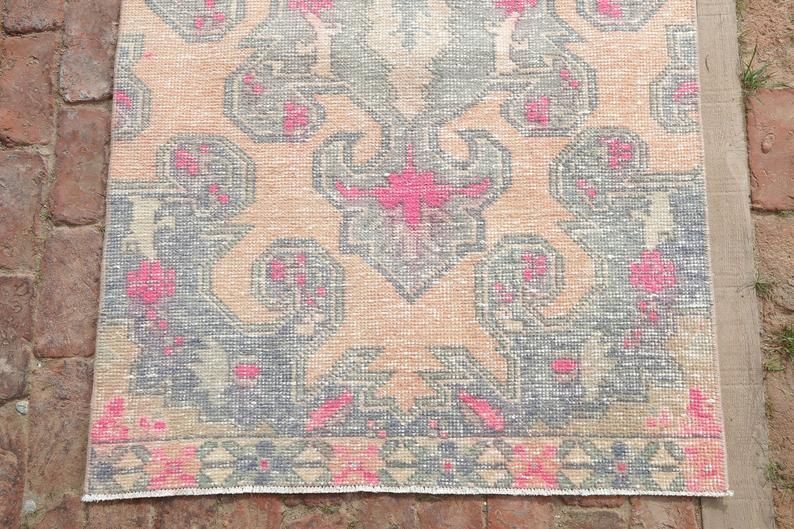 Bohemian Rug, Decorative Rug, Anatolian Rug, Vintage Rug, Oushak Rug, Turkish Rug, Area Rug, Handmade Rug, Bohemian Rug photo for sale