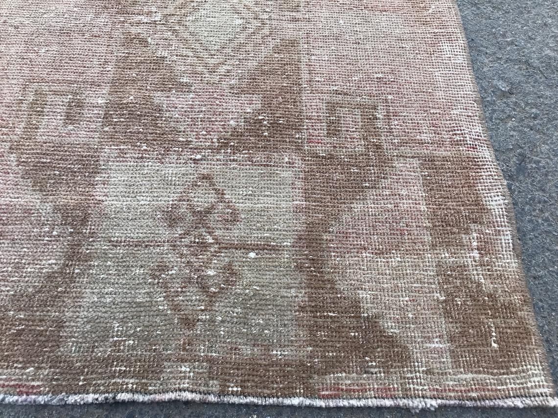 7'5x2'7feet,Turkish Runner Rug,Pastel Runner,Oushak Runner,Wool Rug,Home Decor,Anatolian Runner,Turkish Rug Runner,Hallway Rug,Faded Rug photo buy