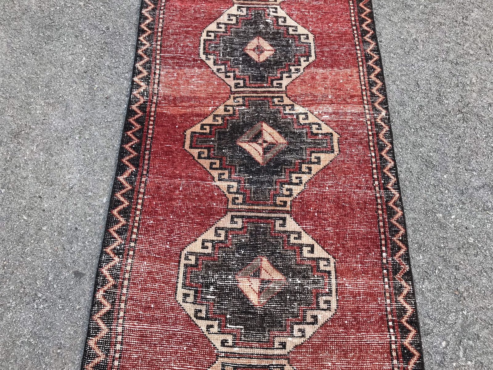 Runner Rug,Red Runner,Oushak Runner,Wool Rug,Home Decor,Anatolian Runner,Turkish Rug,Bohemian Rug,Area Rug,Carpet Rug,Turkish Runner Rug, photo vinterior