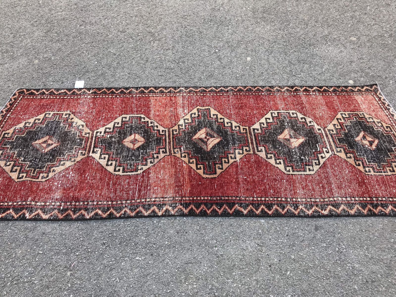 photo for sale Runner Rug,Red Runner,Oushak Runner,Wool Rug,Home Decor,Anatolian Runner,Turkish Rug,Bohemian Rug,Area Rug,Carpet Rug,Turkish Runner Rug,