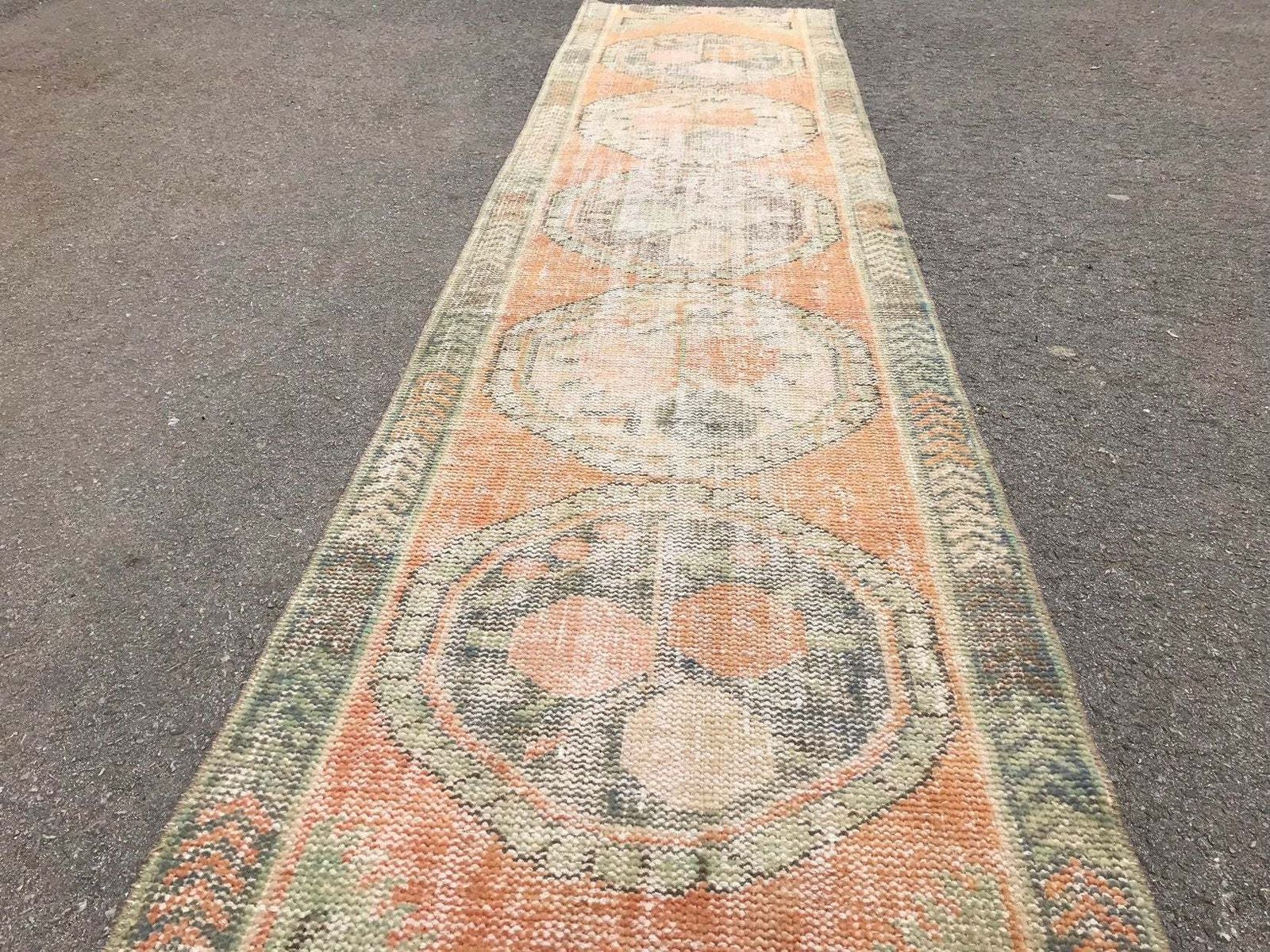 Turkish Runner Rug,Runner Rug,Oushak Runner,Wool Rug,Home Decor,Anatolian Runner,Turkish Rug,Bohemian Rug,Area Rug,Special Runner Rug photo buy