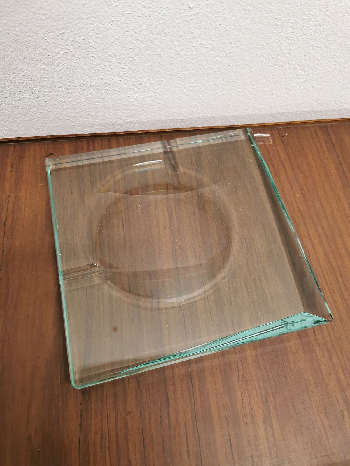 photo vintage Glass Ashtray By Fontana Arte, 1960s