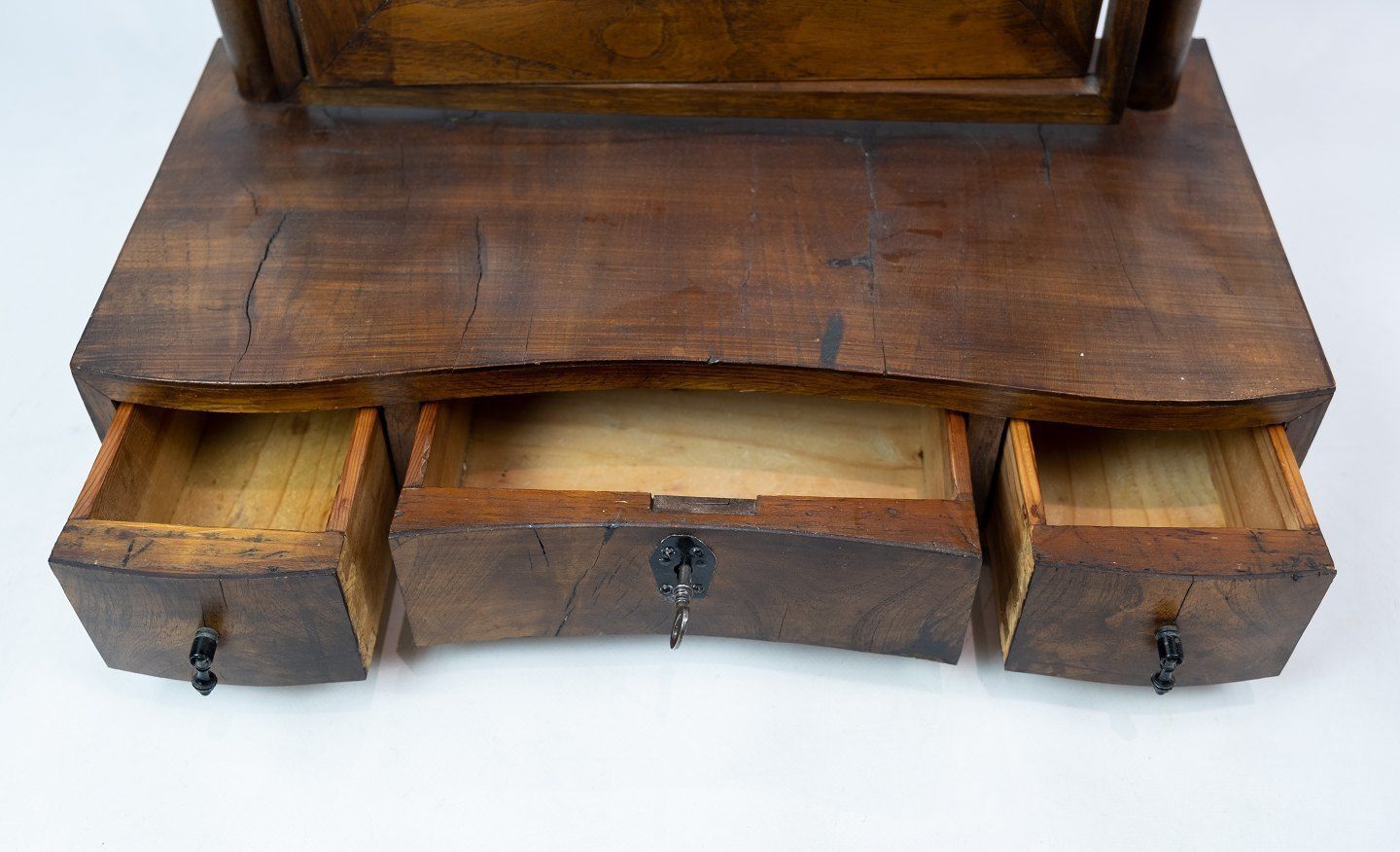 Make Up Furniture With Mahogany Mirror From The 1840s. photo for sale