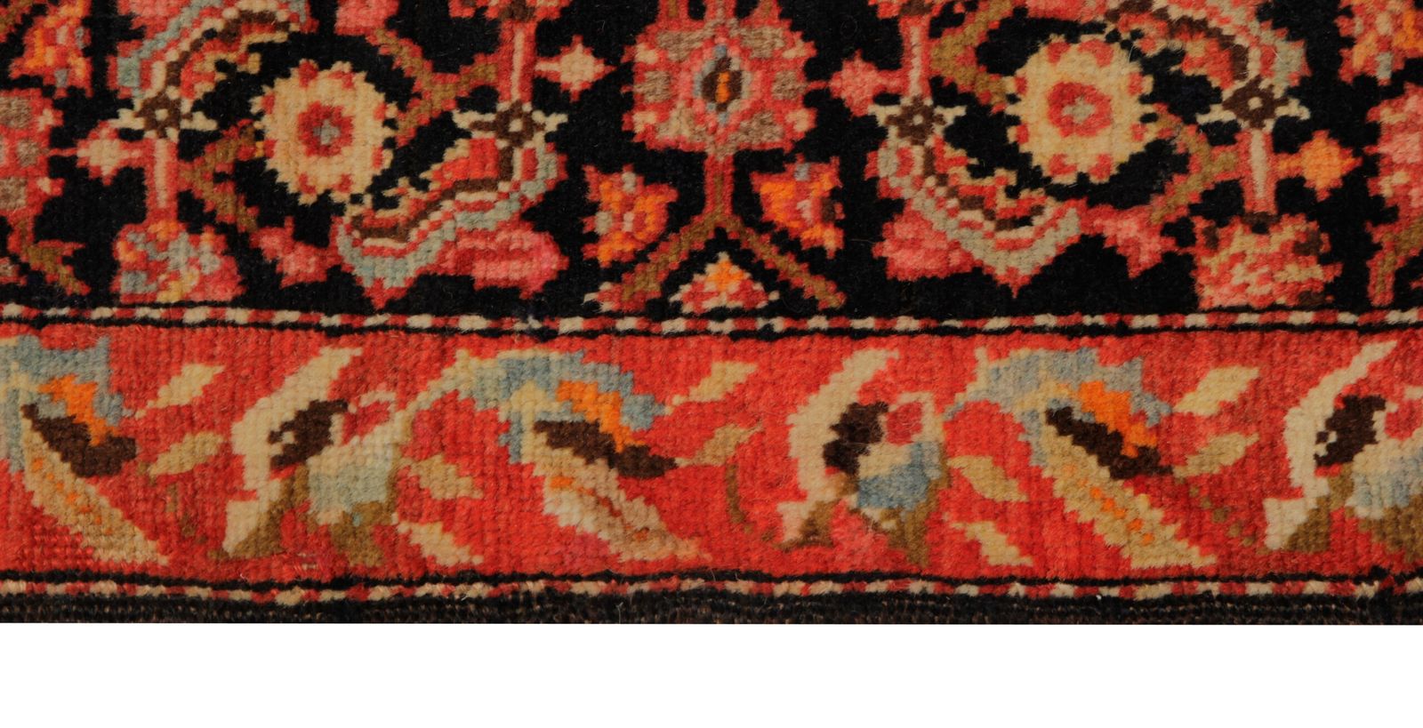 Antique Hand Made Oriental Carpet  Caucasian Shirvan Runner Rugs 115x545cm photo for sale