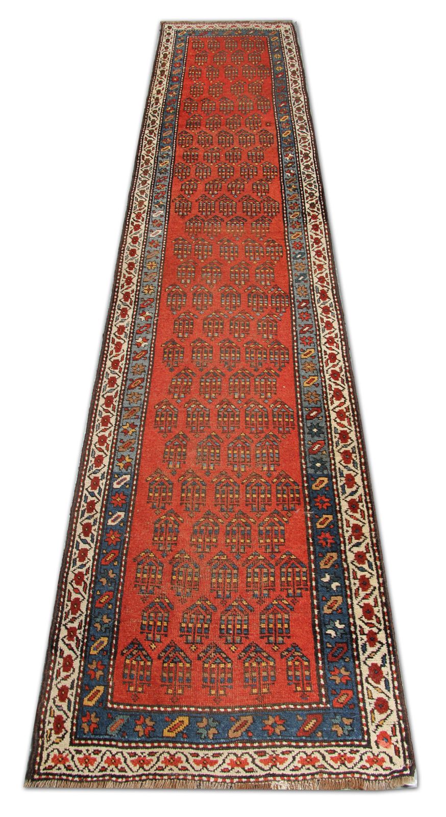Handmade Antique Caucasian Shirvan Wool Runner Rug 75x364cm photo furniture