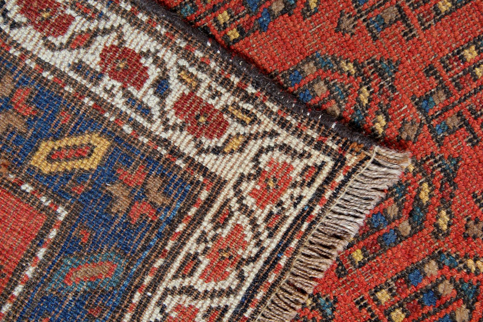 Handmade Antique Caucasian Shirvan Wool Runner Rug 75x364cm photo Textiles