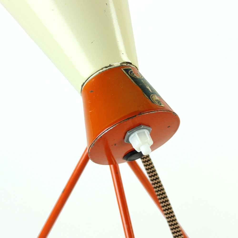 Midcentury Metal Table Lamp Model 1816 By Josef Hurka For Napako, Czechoslovakia 1960s photo vinterior