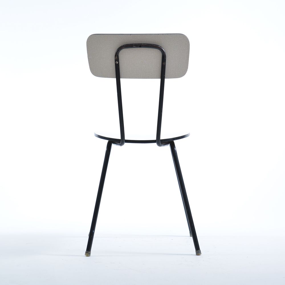 Midcentury Chair In Metal & Formica, Kovona Czechoslovakia 1960s photo furniture
