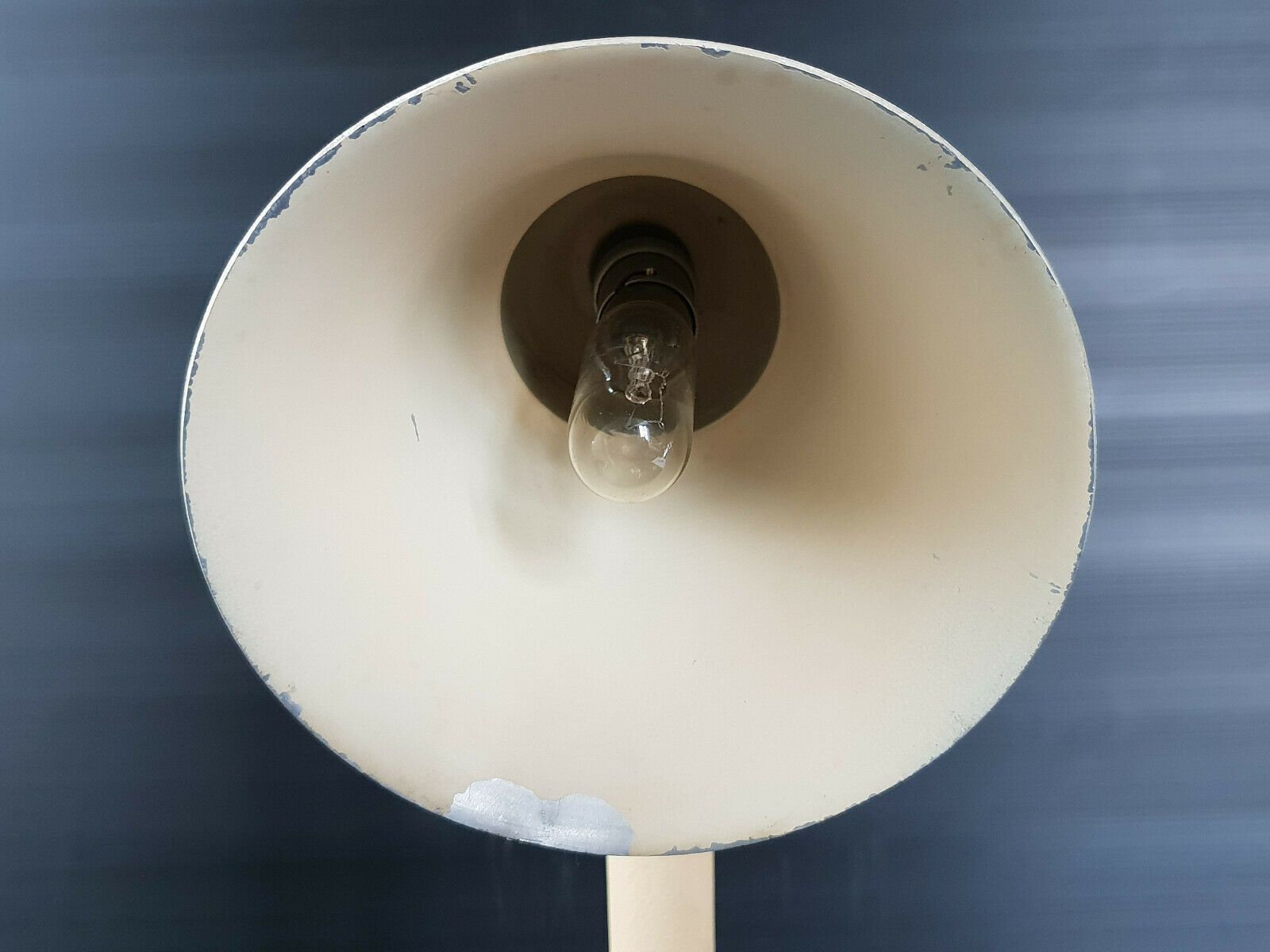 1940 1950 Vintage Table Lamp In Sheet & Brass Dlg Jean Boris Lacroix 40s 50s photo 635.0