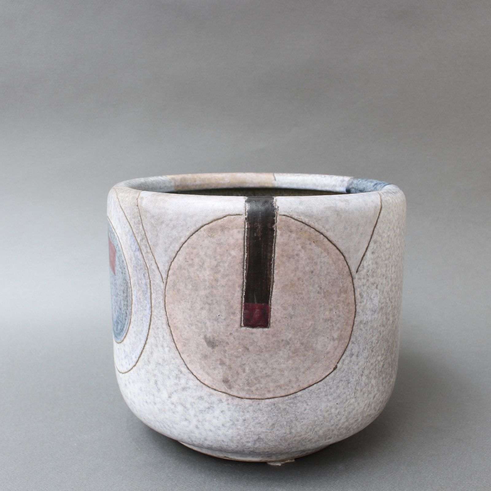 Mid Century Ceramic Cachepot By Giovanni Toccafondo (Circa 1970s) photo for sale