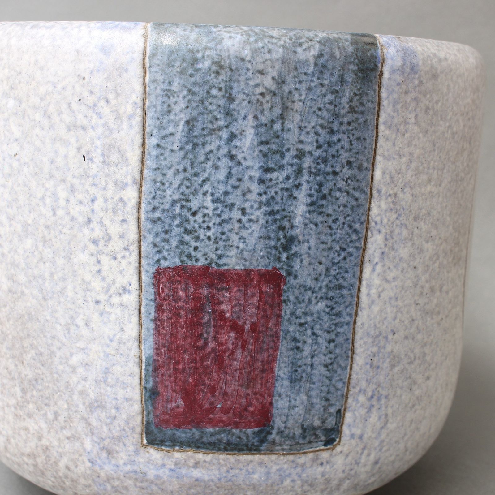650.0 Mid Century Ceramic Cachepot By Giovanni Toccafondo (Circa 1970s) photo