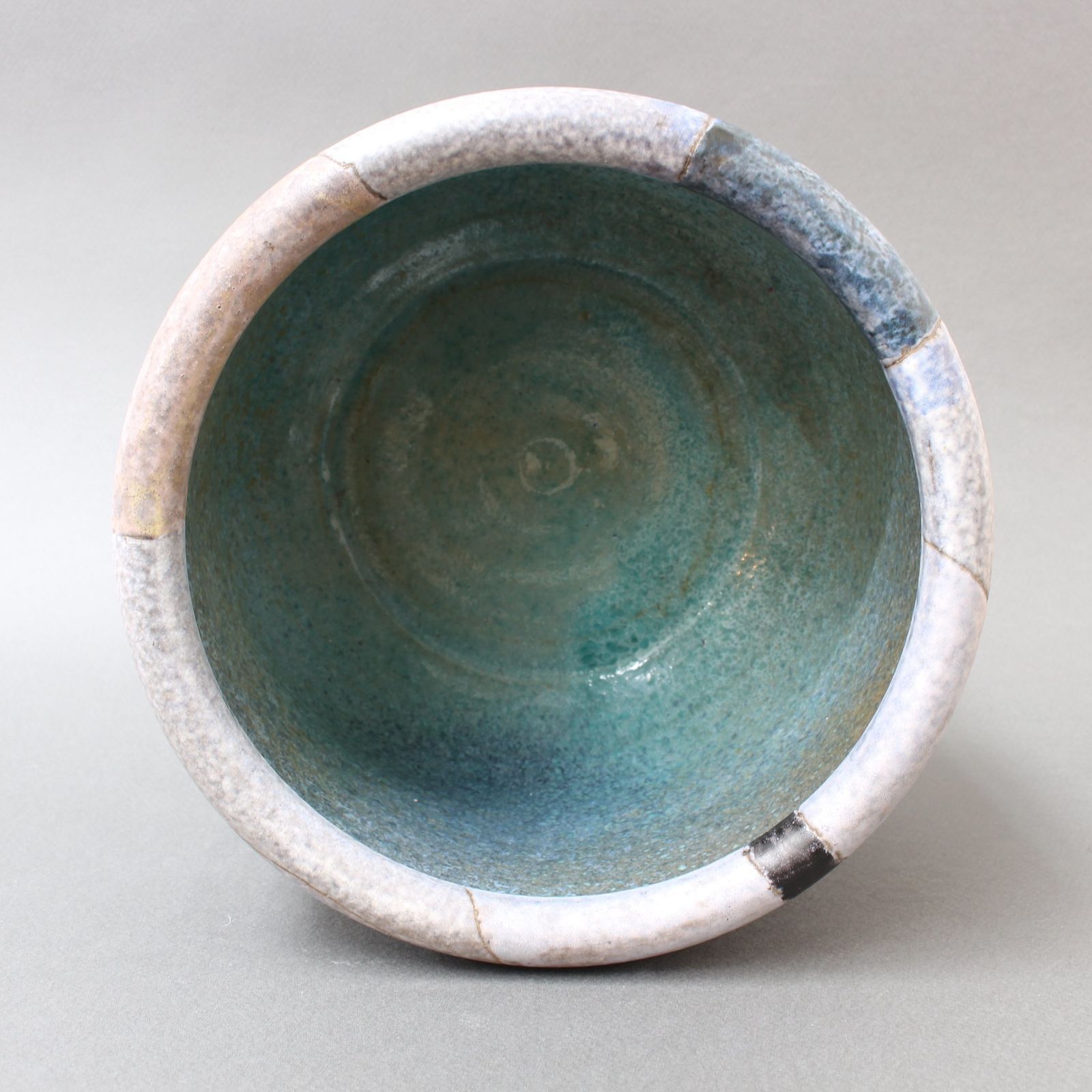 photo vintage Mid Century Ceramic Cachepot By Giovanni Toccafondo (Circa 1970s)