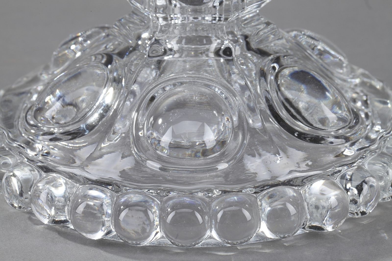 photo for sale Paar kristallen kandelaars van Baccarat