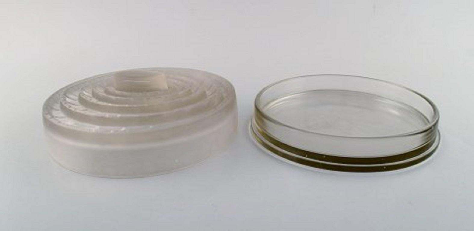 Early And Rare René Lalique, Art Deco "Grenoble" Lidded Box In Art Glass photo buy