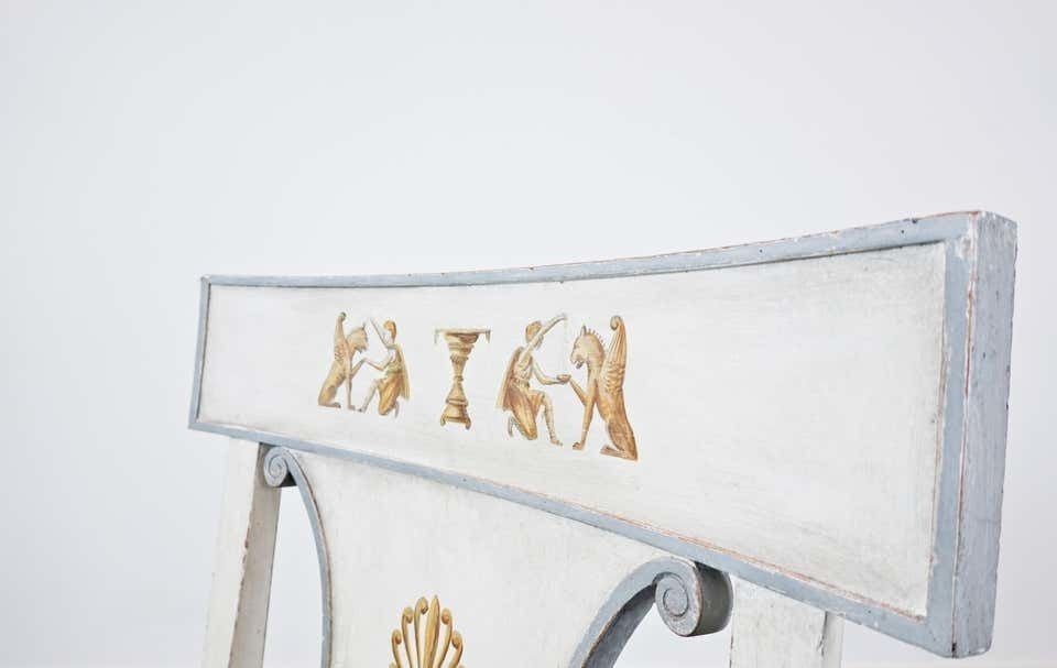 Pair Of Russian Style Easy Chairs, Belgium, End Of 20th Century photo vinterior
