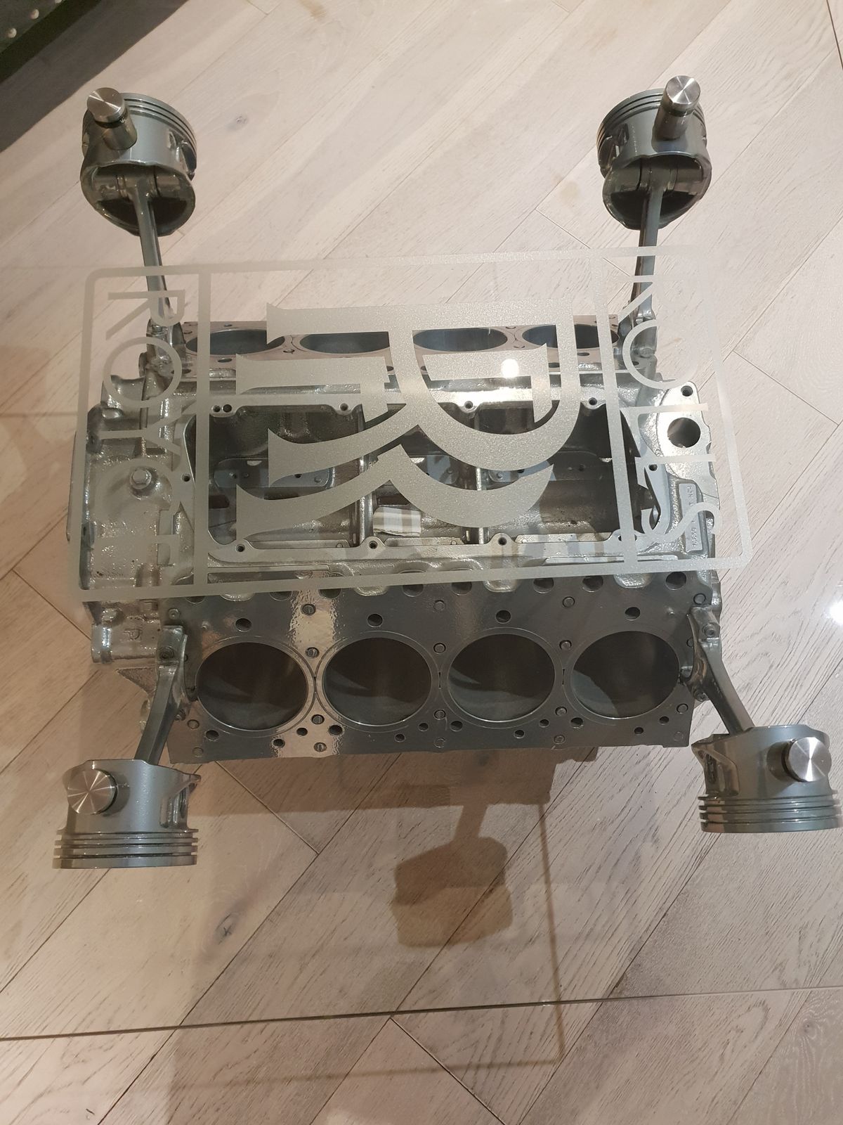 Genuine Rolls Royce Engine Table photo furniture