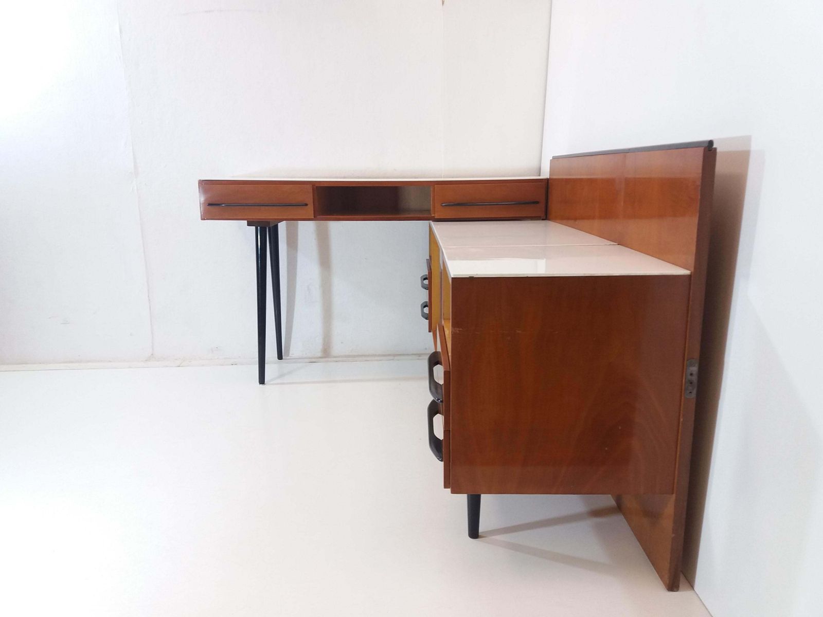 Composition Chest Of Drawer And Writing Desk Designed By Mojmít Požár, 1960s photo 2986.0