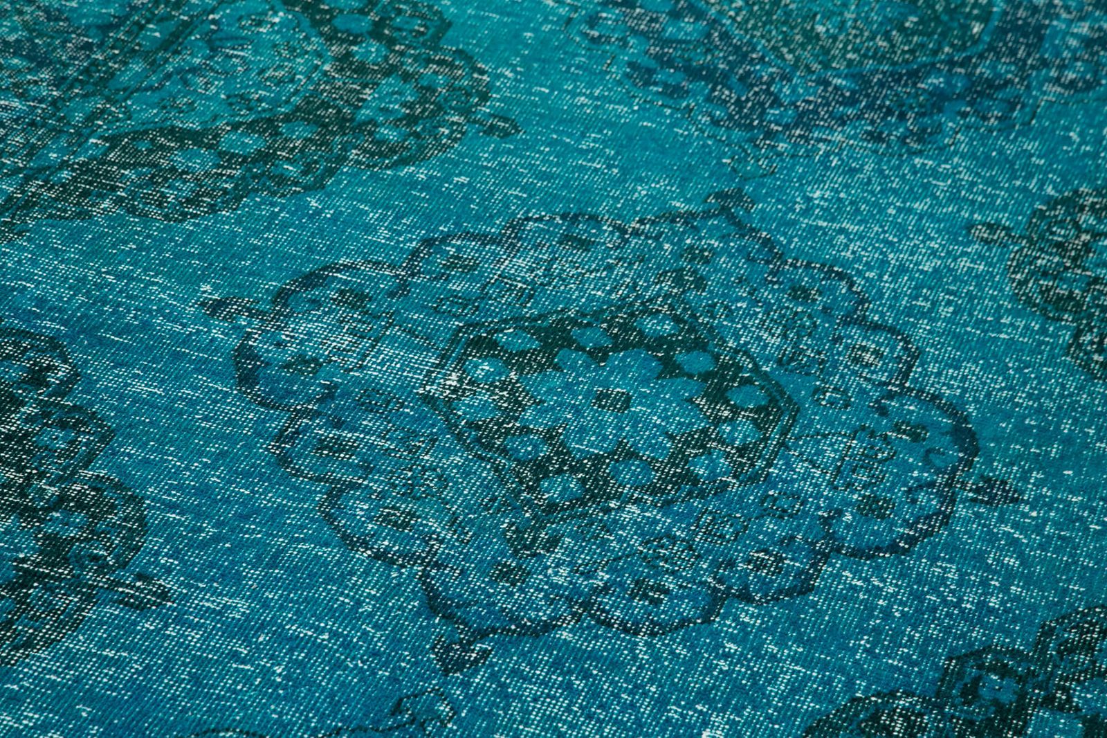 Vintage Antique Turquoise  Runner Carpet photo 870.0