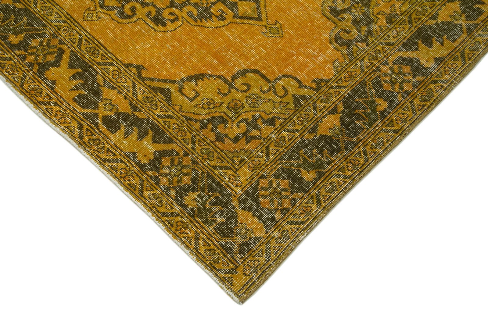 Vintage Antique Yellow Runner Carpet photo furniture