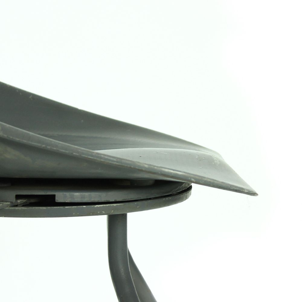 photo furniture Grey Fiberglass & Metal Tram Chairs By Miroslav Navratil For Vertex, 1960s