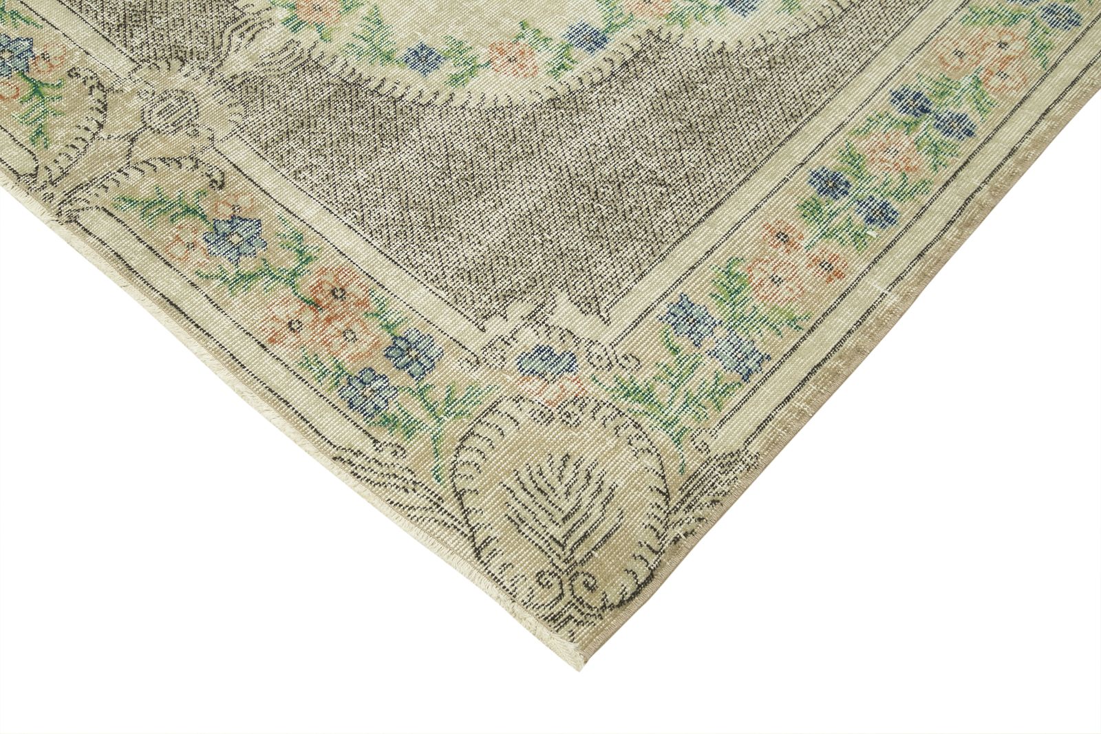Antique Turkish Distressed One Of A Kind Unique Kayseri Rug photo furniture