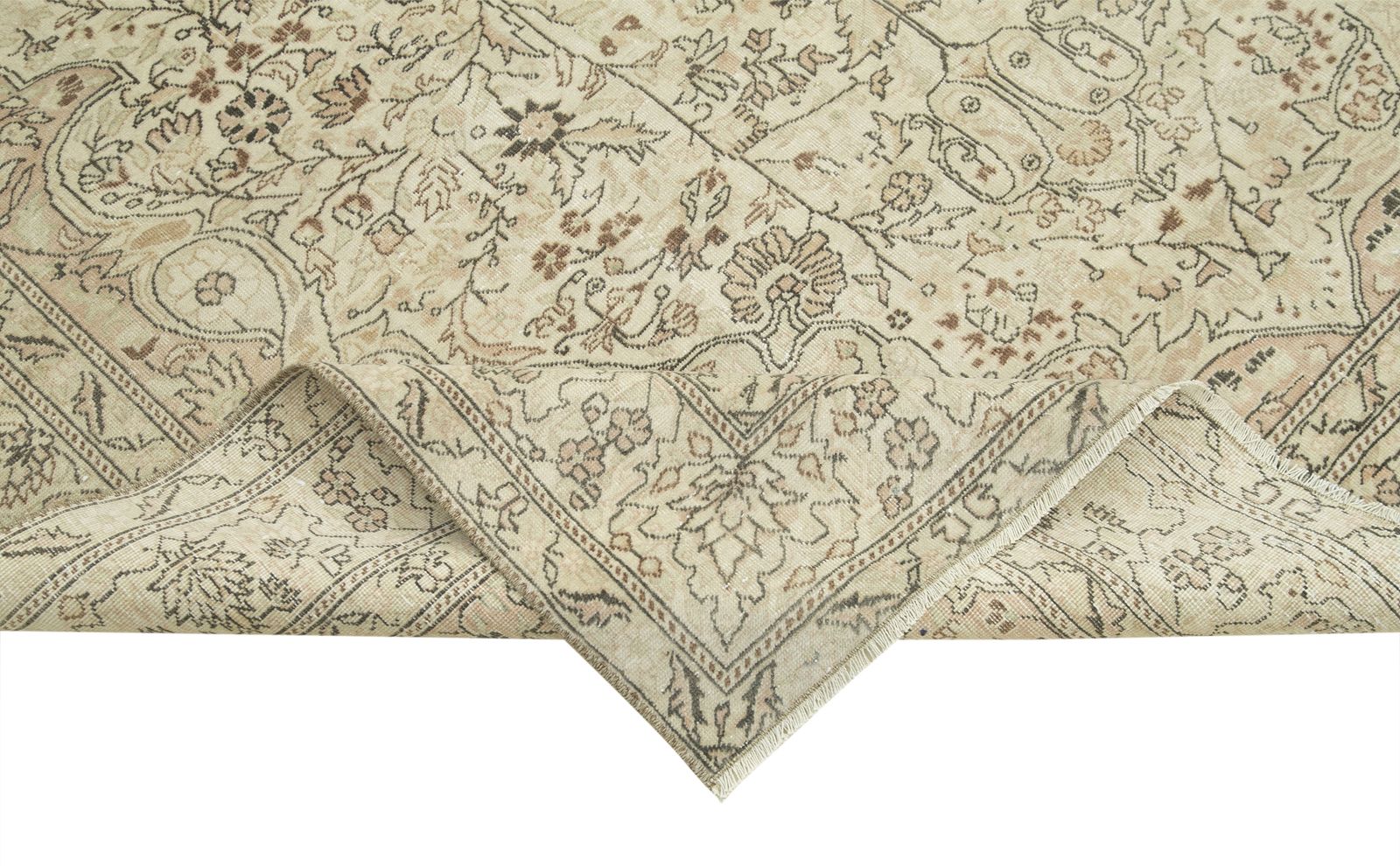 Antique Turkish Distressed One Of A Kind Unique Kayseri Rug photo for sale