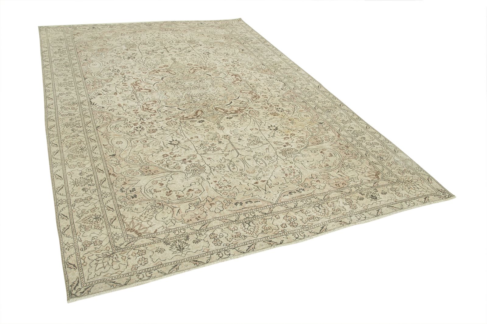 Antique Turkish Distressed One Of A Kind Unique Kayseri Rug photo 1140.0
