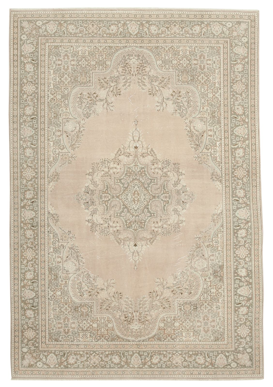 Antique Turkish Distressed One Of A Kind Unique Kayseri Rug