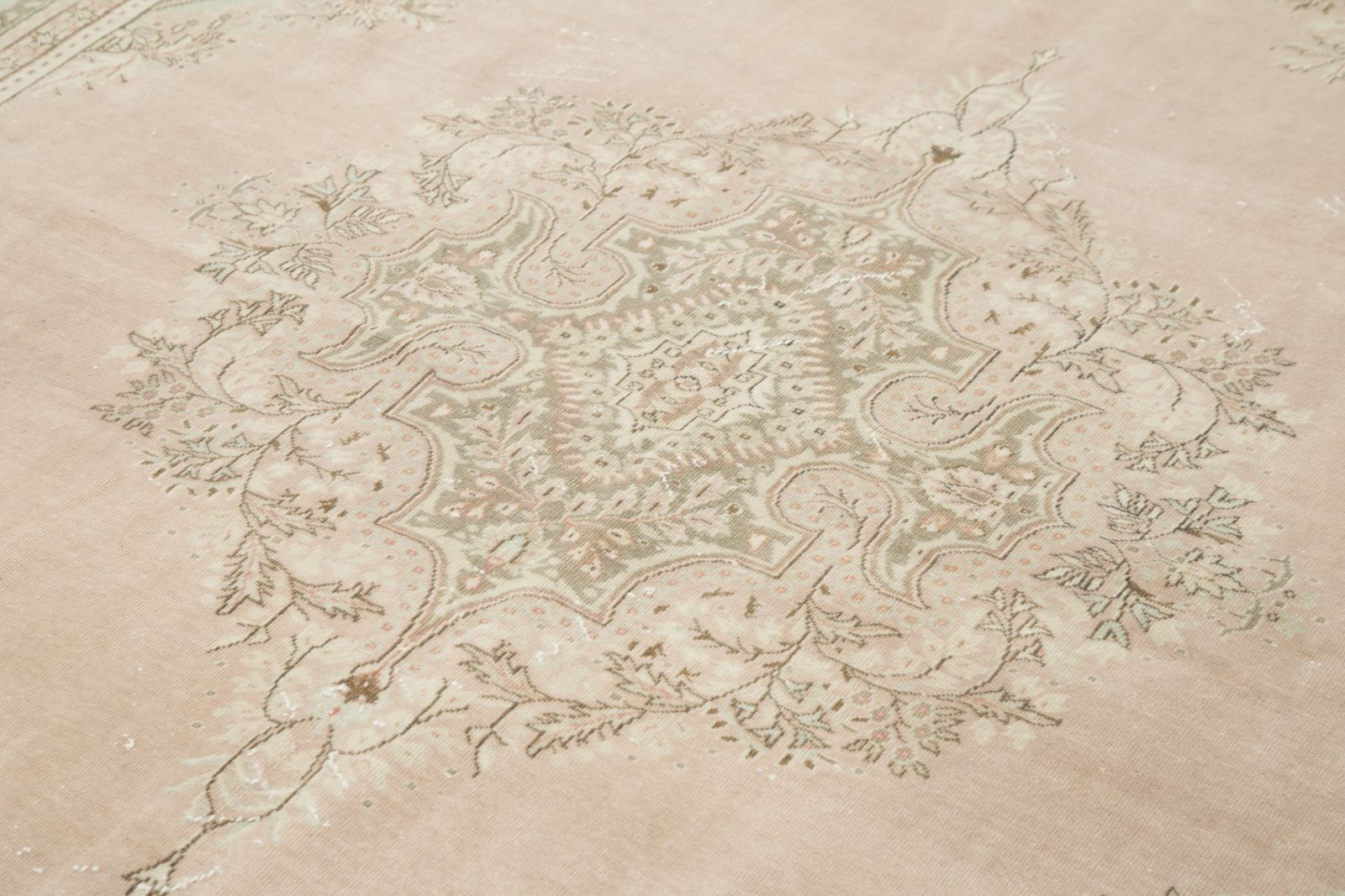 Antique Turkish Distressed One Of A Kind Unique Kayseri Rug photo furniture