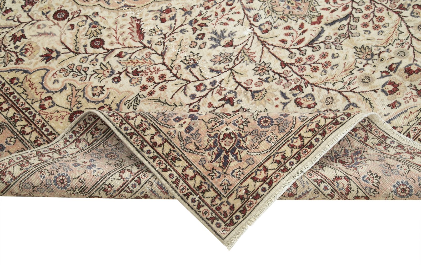 Antique Turkish Distressed One Of A Kind Unique Kayseri Rug photo vinterior