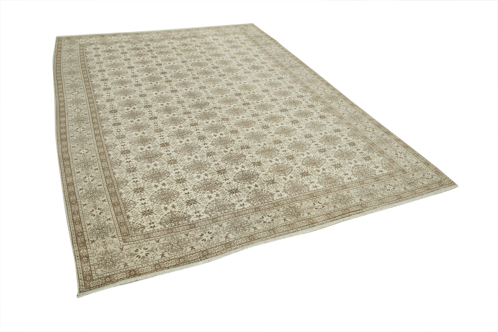Antique Turkish Distressed One Of A Kind Unique Kayseri Rug photo for sale