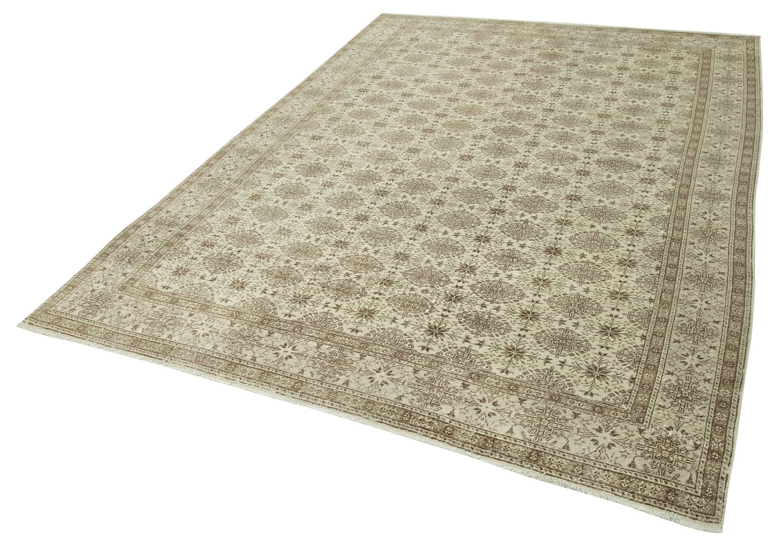 Antique Turkish Distressed One Of A Kind Unique Kayseri Rug photo vinterior