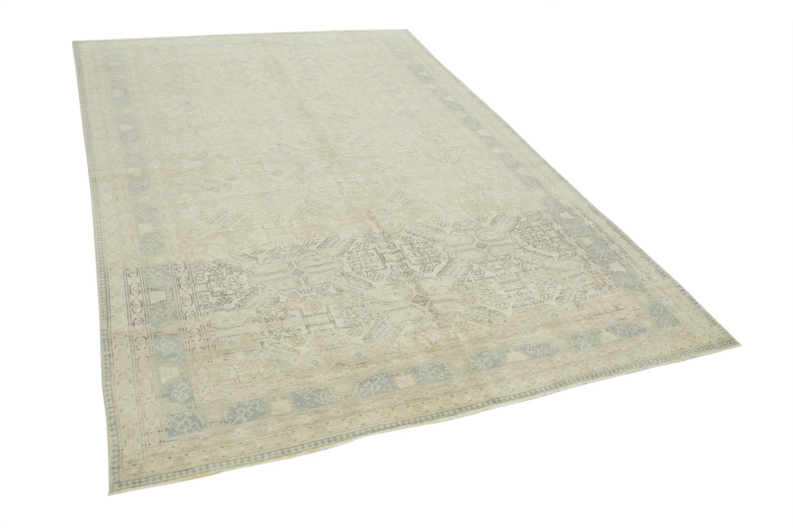 Antique Turkish Distressed One Of A Kind Unique Kayseri Rug photo Textiles