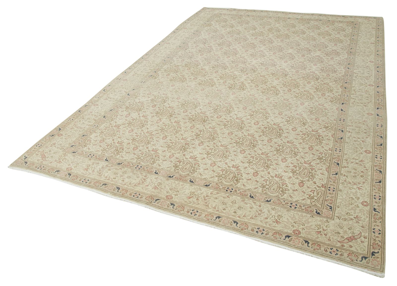Antique Turkish Distressed One Of A Kind Unique Kayseri Rug photo 1260.0