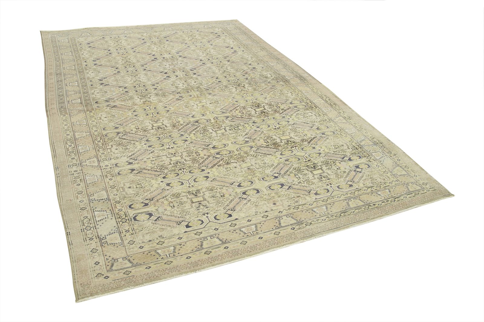 Antique Turkish Distressed One Of A Kind Unique Kayseri Rug photo Textiles