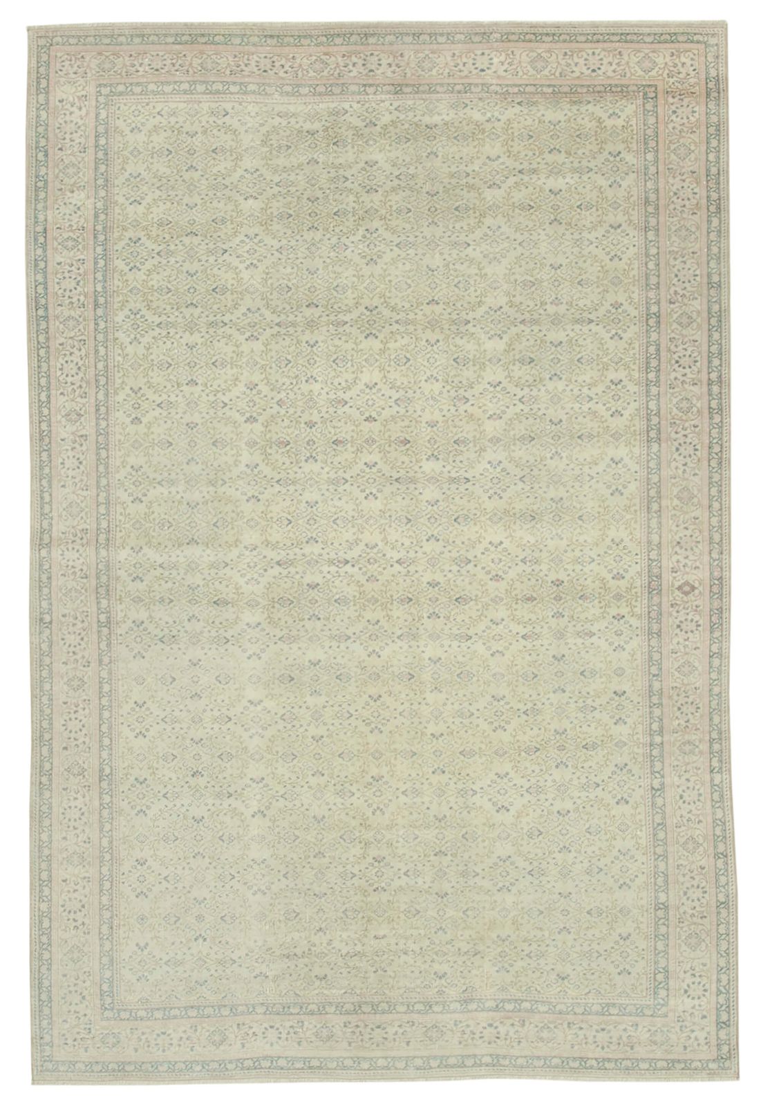 Antique Turkish Distressed One Of A Kind Unique Kayseri Rug
