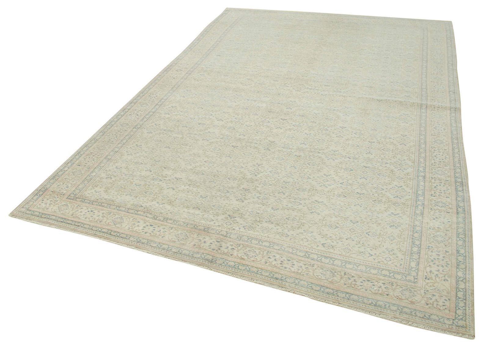 Antique Turkish Distressed One Of A Kind Unique Kayseri Rug photo vinterior