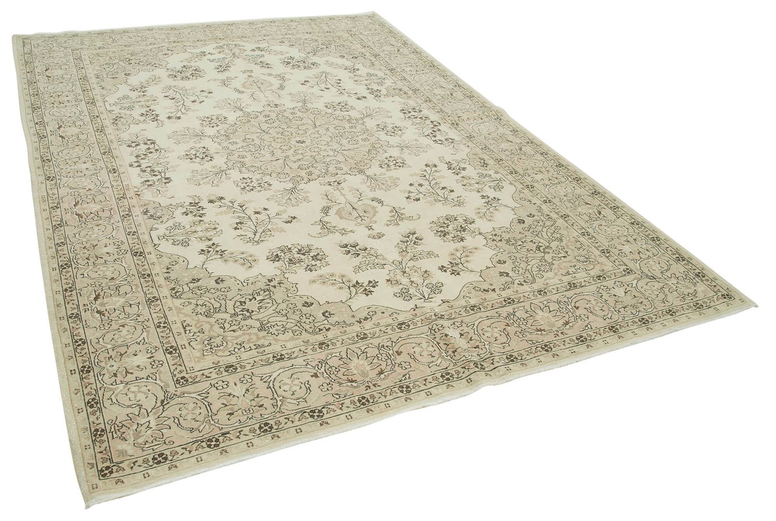 Antique Turkish Distressed One Of A Kind Unique Kayseri Rug photo for sale