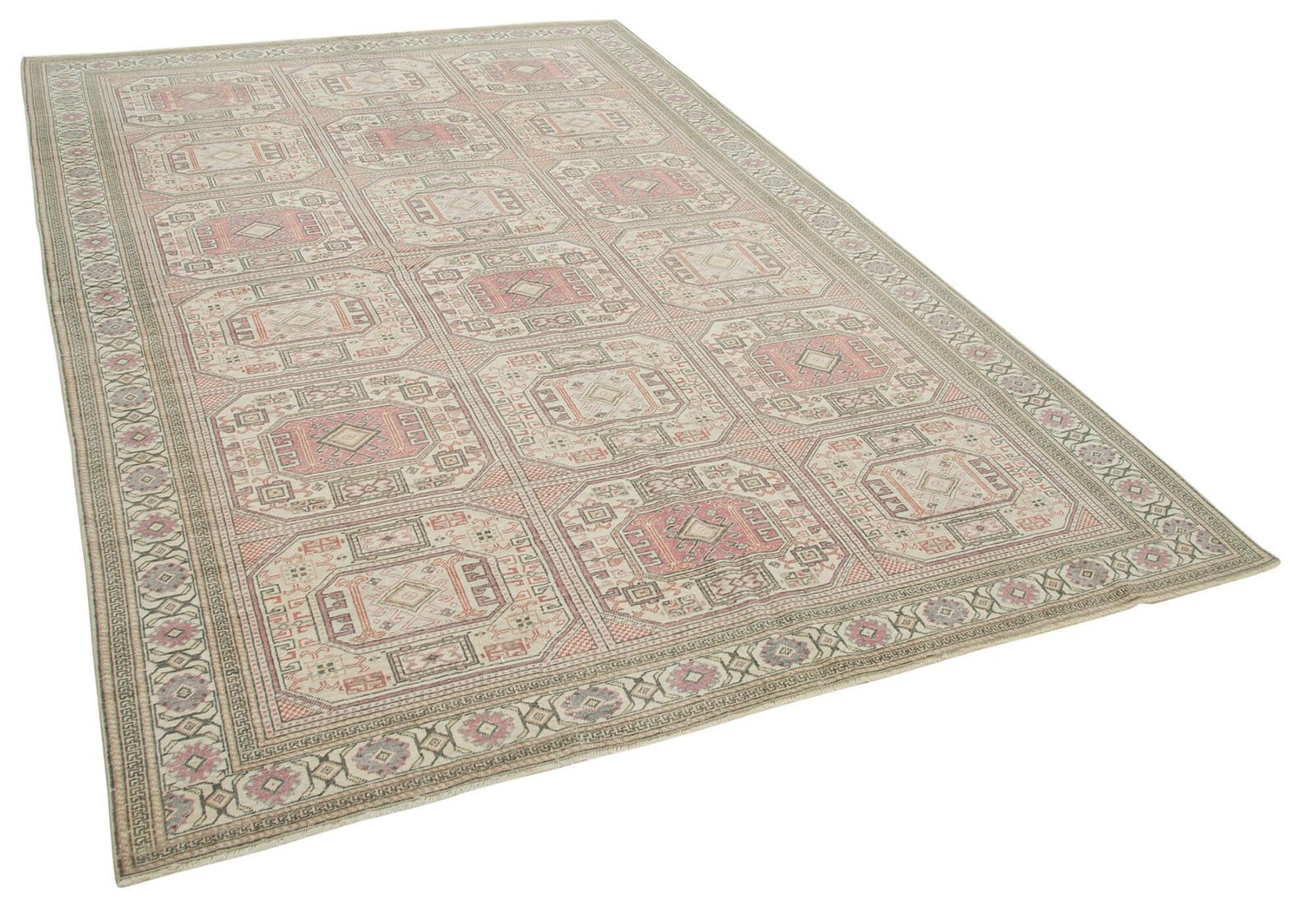 Antique Turkish Distressed One Of A Kind Unique Kayseri Rug photo furniture