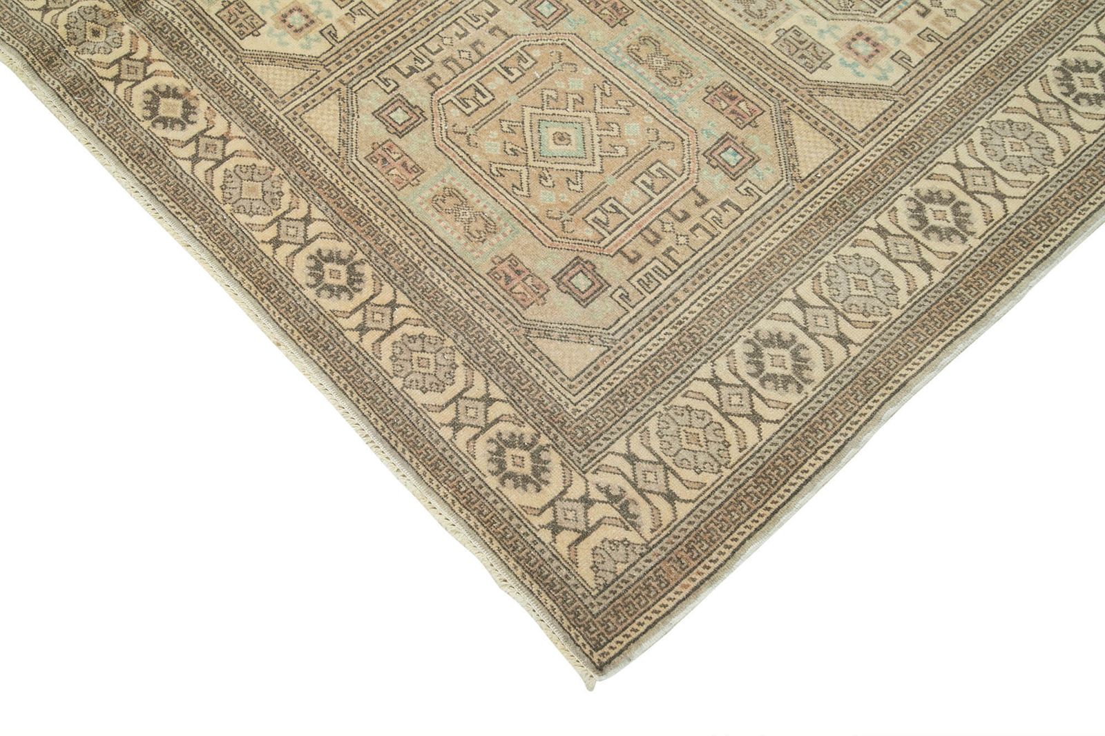 Antique Turkish Distressed One Of A Kind Unique Kayseri Rug photo 1230.0