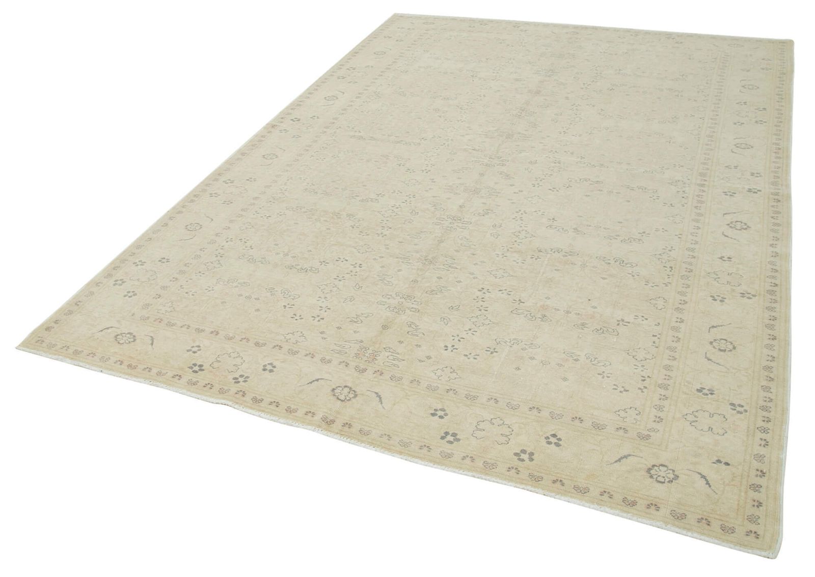 Antique Turkish Distressed One Of A Kind Unique Kayseri Rug photo vinterior