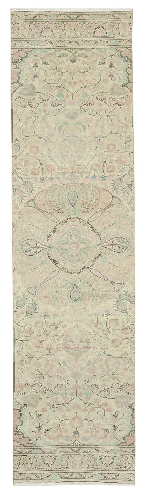 Antique Turkish Distressed One Of A Kind Unique Kayseri Rug