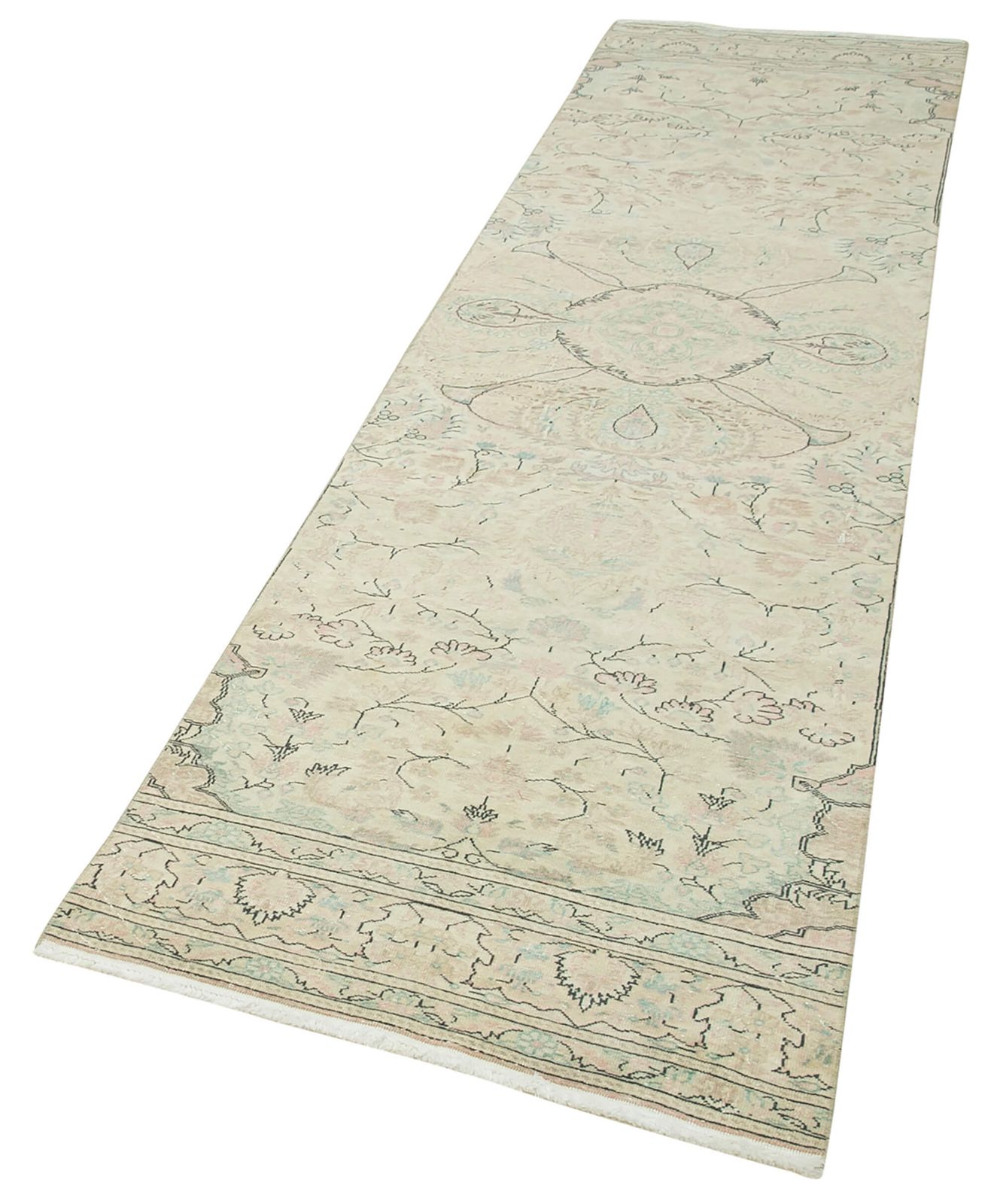 Antique Turkish Distressed One Of A Kind Unique Kayseri Rug photo 470.0