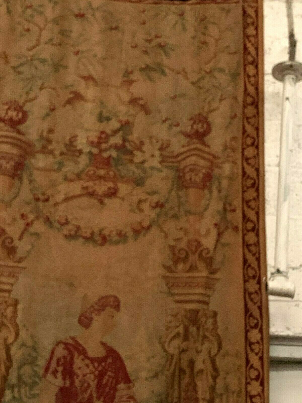 Renaissance Style Tapestry Decor Of A Character Under A 20th Century Arch photo Textiles